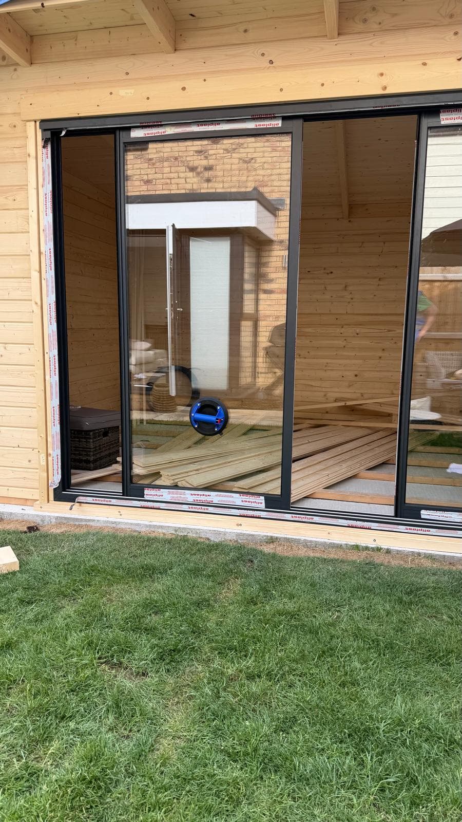 Glass Supplied and Installed for Garden Cabin